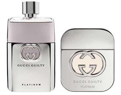 Gucci Guilty Platinum и Gucci Guilty Pour Homme Platinum - новый парфюмерный дуэт от Gucci