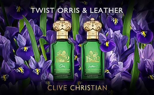 1872 Leather и 1872 Orris– новый дуэт серии «Twist» от Clive Christian